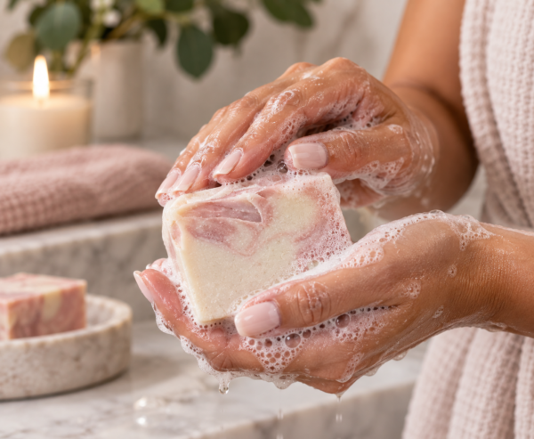 Himalayan Salt Lavender Mint Soap - Image 2
