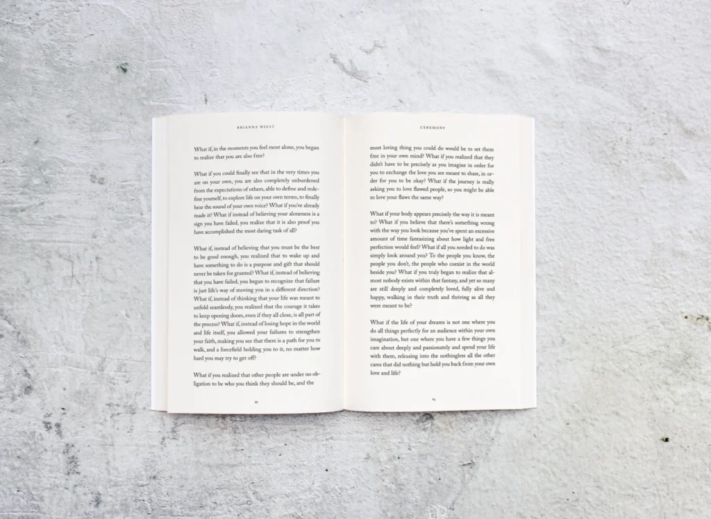 Ceremony - Book